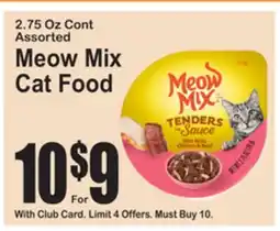 SuperFresh Meow Mix Cat Food offer