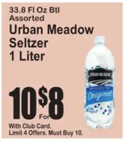 SuperFresh Urban Meadow Seltzer offer