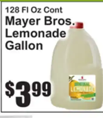 SuperFresh Mayer Bros. Lemonade Gallon offer