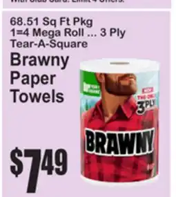 SuperFresh Brawny Paper Towels offer