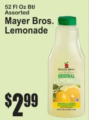 SuperFresh Mayer Bros. Lemonade offer