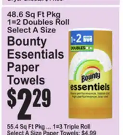 SuperFresh Bounty Essentials Paper Towels offer