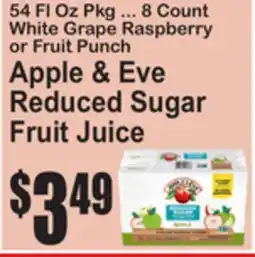 SuperFresh Apple & Eve Reduced Sugar Fruit Juice offer