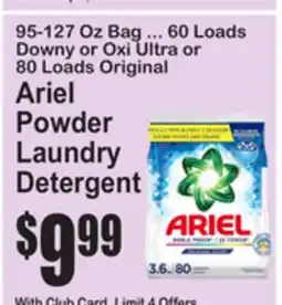 SuperFresh Ariel Powder Laundry Detergent offer