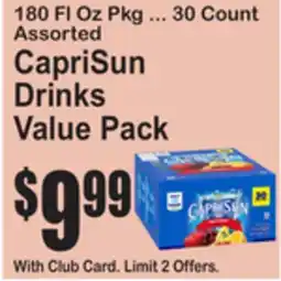 SuperFresh CapriSun Drinks Value Pack offer