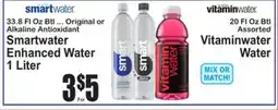 SuperFresh Smartwater Enhanced Water Vitaminwater Water offer