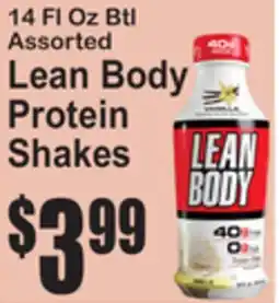 SuperFresh 14 Fl Oz Btl Assorted Lean Body Protein Shakes offer
