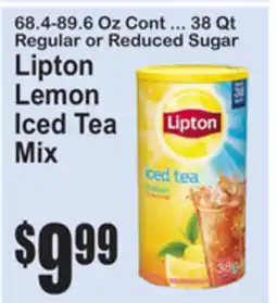 SuperFresh Lipton Lemon Iced Tea Mix offer