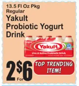 SuperFresh Yakult Probiotic Yogurt Drink offer