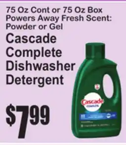 SuperFresh Cascade Complete Dishwasher Detergent offer