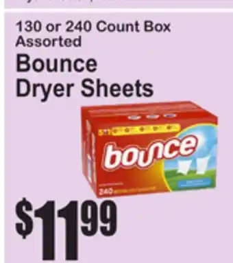 SuperFresh Bounce Dryer Sheets offer
