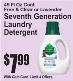 SuperFresh Seventh Generation Laundry Detergent offer