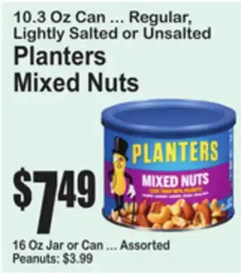 SuperFresh Planters Mixed Nuts offer