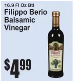 SuperFresh Filippo Berio Balsamic Vinegar offer
