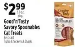 Pioneer Supermarkets Good'n'Tasty Savory Spoonables Cat Treats offer