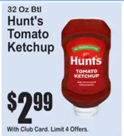 SuperFresh Hunt's Tomato Ketchup offer