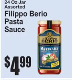SuperFresh Filippo Berio Pasta Sauce offer