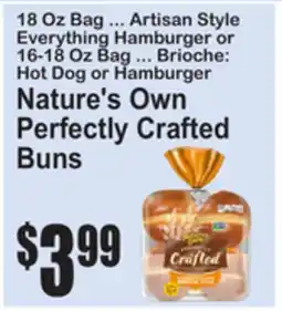 SuperFresh Nature's Own Perfectly Crafted Buns offer