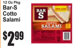 SuperFresh Bar-S Cotto Salami offer