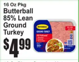 SuperFresh Butterball 85% Lean Ground Turkey offer