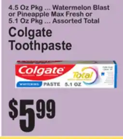 SuperFresh Colgate Toothpaste offer