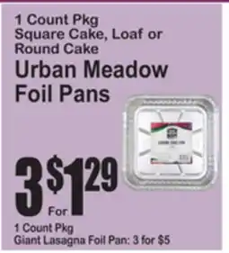 SuperFresh Urban Meadow Foil Pans offer