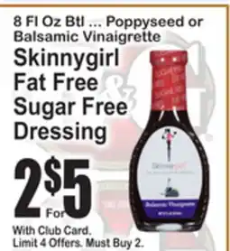 SuperFresh Skinnygirl Fat Free Sugar Free Dressing offer