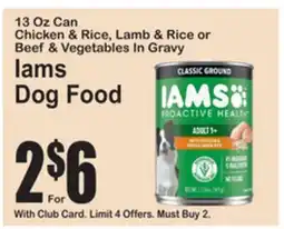 SuperFresh Iams Dog Food offer