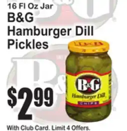 SuperFresh B&G Hamburger Dill Pickles offer