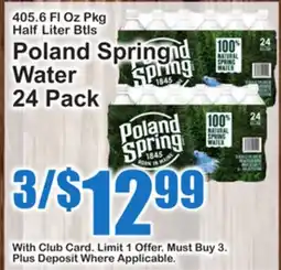 SuperFresh Poland Spring Water offer