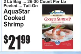 SuperFresh AquaStar Cooked Shrimp offer