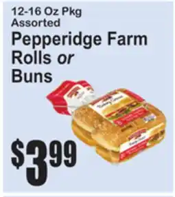 SuperFresh Pepperidge Farm Rolls or Buns offer