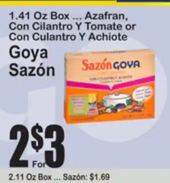 SuperFresh Goya Sazón offer