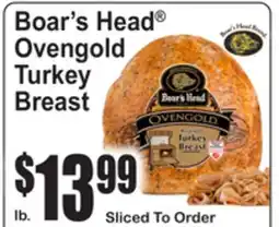 SuperFresh Boar's Head Overgold Turkey Breast offer