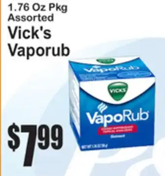 SuperFresh Vick's Vaporub offer