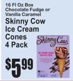 SuperFresh Skinny Cow Ice Cream Cones offer