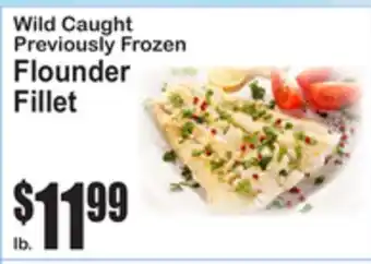 SuperFresh Wild Caught Previously Frozen Flounder Fillet offer