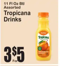 SuperFresh Tropicana Drinks offer