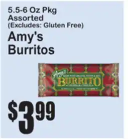 SuperFresh Amy's Burritos offer