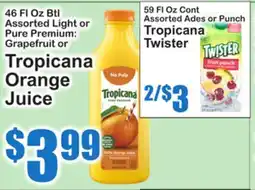 SuperFresh Tropicana Orange Juice offer