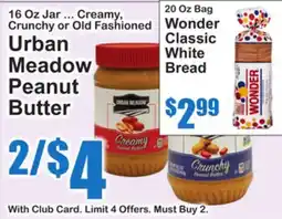 SuperFresh Urban Meadow Peanut Butter offer