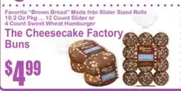 SuperFresh The Cheesecake Factory Buns offer