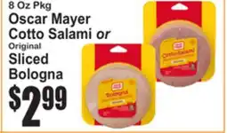 SuperFresh Oscar Mayer Cotto Salami or Original Sliced Bologna offer
