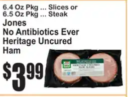 SuperFresh Jones No Antibiotics Ever Heritage Uncured Ham offer