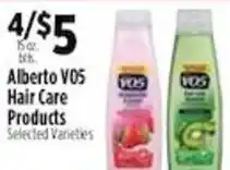 Pioneer Supermarkets Alberto V05 Hair Care Products offer