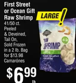 Smart & Final First Street or Ocean Gift Raw Shrimp offer