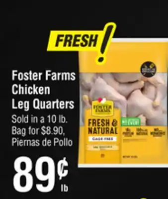 Smart & Final Foster Farms Chicken Leg Quarters offer