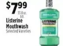 Pioneer Supermarkets Listerine Mouthwash offer
