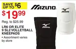 Dunham's Sports MIZUNO LR6 OR ELITE 9 SL2 VOLLEYBALL KNEEPADS offer