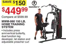Dunham's Sports MARCY MWM-990 150 LB. HOME TRAINING SYSTEM offer